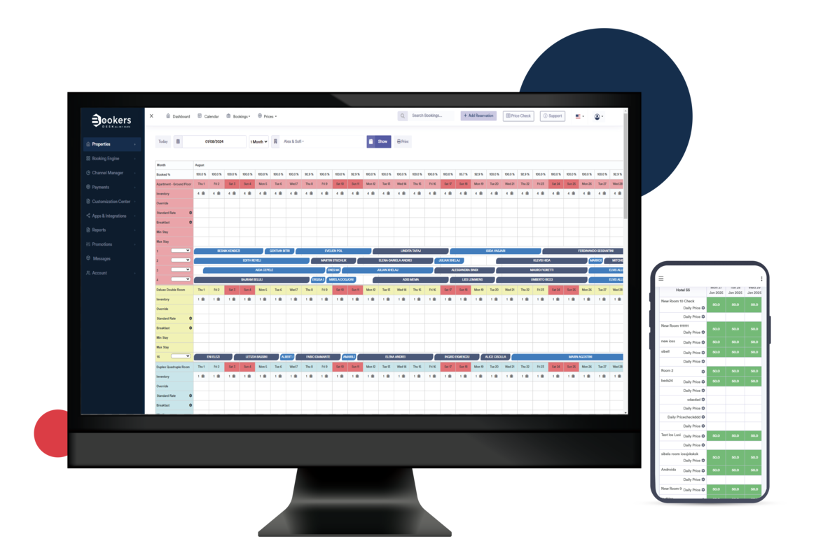 Sistemi PMS BookersDesk për menaxhimin e hotelit